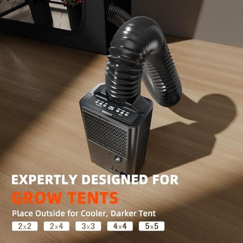 Spider Farmer Dehumidifier with Drain Hose 2000 Sq.ft Deshumidificador Smart Humidity Control & Display, Air Duct, 24H Timer, Powerful Moisture Removal for Basement Bedroom Home and Grow Tent (Update) 8