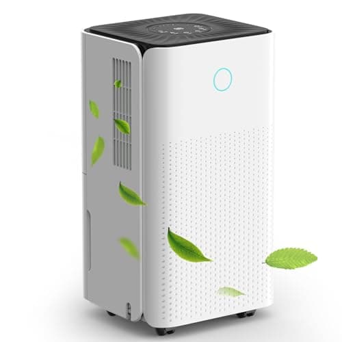 2000 Sq.ft Dehumidifier for Basement, LUKO 30 Pint Dehumidifier with Drain Hose for Continuous Drainage, Intelligent Humidity Control Panel and 24H Timer, 3 Modes, Child Lock, Auto Defrost