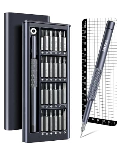 efekol Small Precision Screwdriver Set - Electronics Repair Tiny Tool Kit [Super Durable],for Ring Doorbell, Laptop, Switch, PS5, Xbox, Macbook, iPhone, Watch, Glasses,Fathers Day Dad Gifts for Men