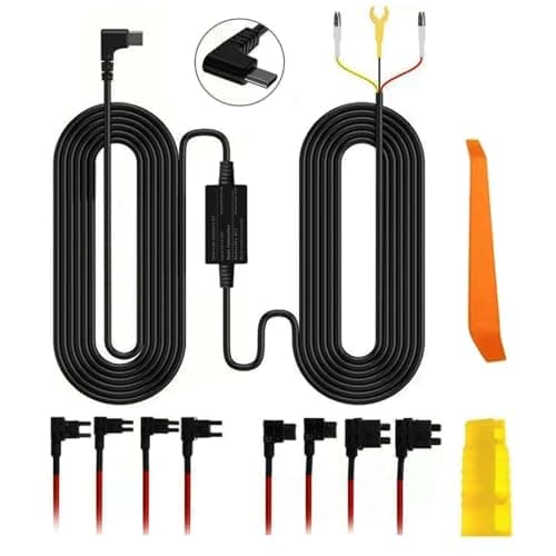 Dash cam Multi-Function Acc hardwire kit Designed for Continuous Vehicle Dash Camera Monitoring,LZDEMI car Camera Acc Multi-Size Hardware Kit Low Voltage Protection, 24 Hour Parking Monitor