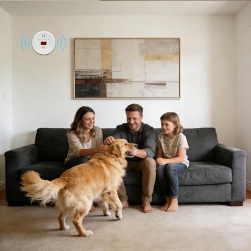 Carbon Monoxide Detectors, CO Detector Battery Powered, Carbon Monoxide Alarm with Sensitive CO Sensor,CO Alarm with Digital Display & Sound Warning for Home，Kitchen，Warehouse 6