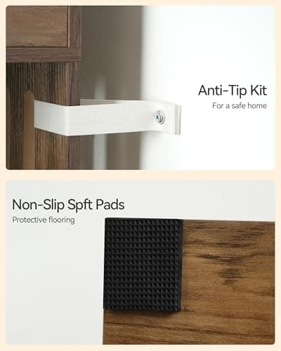 FourFurPets Large Cat Tree with Leaves, 72.8-Inch Cat Tower for Indoor Cats, Modern Cat Tree with Scratching Post, Large Perch, Tunnels, Swing Ball, Self Groomer, Greige 8