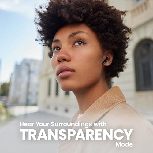 FirstClass - True Wireless Earbuds Noise Cancelling, Bluetooth 5.4 Ear Buds Wireless Bluetooth Earbuds Noise Cancelling Earpods, iPhone and Android Active Earphones with ANC Sound Canceling Headphones 6