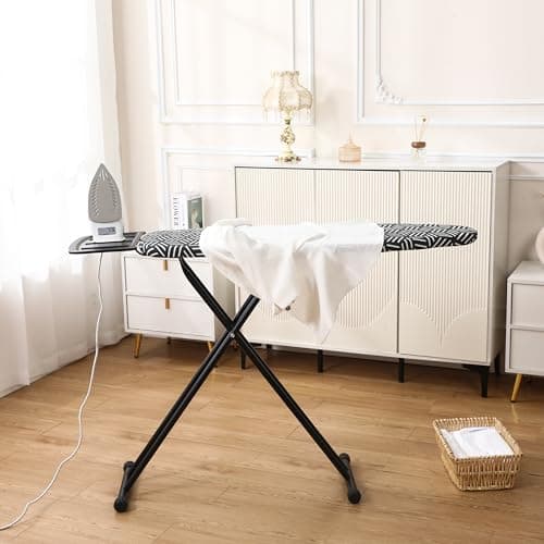 caius Ironing Board with Iron Rest, Ironing Area 43"x13" Heavy Duty, Easy to Fold 5