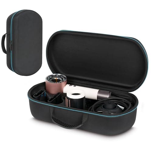 XINGFUDAO Hard Carrying Case Compatible with Dyson Supersonic Nural HD16 Hair Dryer ,Replacement Travel Storage Bag for Hair Dryer Dyson Supersonic HD08 & HD15(black)