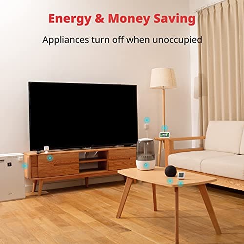 SwitchBot Smart Motion Door Sensor - Wireless Home Security System, PIR Motion Detector Alert, Add SwitchBot Hub to Make it Compatible with Alexa 8