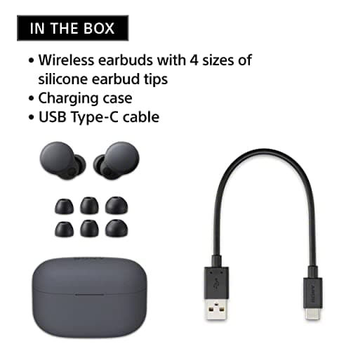 Sony LinkBuds S Truly Wireless Noise Canceling Earbud Headphones with Alexa Built-in, Bluetooth Ear Buds Compatible with iPhone and Android, Black 6