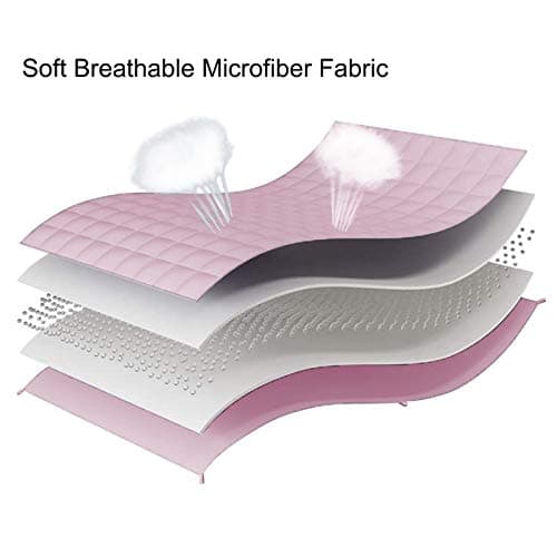 L'AGRATY Weighted Blanket - 48"x72" 15lbs Cooling Breathable Heavy Blanket Microfiber Material with Glass Beads for Adult All-Season Summer Fall Winter Soft Thick Comfort 5