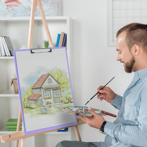 Macroclo Extra Large 11x17 Clipboards, Plastic Purple Drawing Boards, Horizontal Clip Board, Vertical Layout. Suitable for Watercolor, Sketching, Painting. Art & Drafting Supply 7