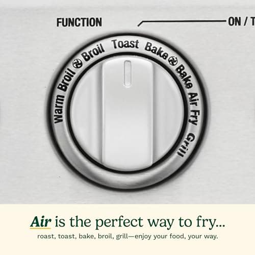 Cuisinart Air Fryer Toaster Oven with Grill, 1800W 8-1 Air Fryer Oven with Bake, Convection Bake, Grill, Broil and Warm Options, Large Capacity, 60-Minute Timer, TOA-70W, White 5