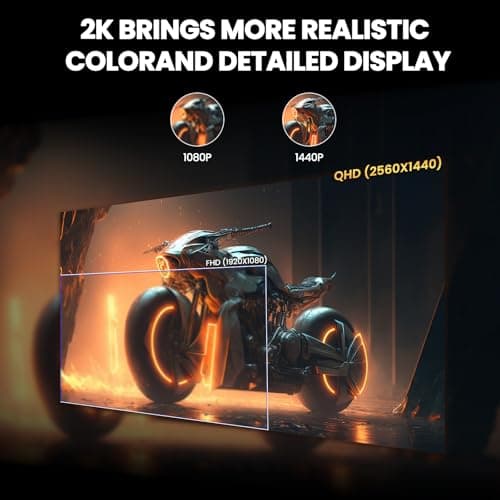 CRUA 27 Inch Gaming Monitor QHD 1440P 240Hz 100% sRGB IPS Computer Monitor with Built in Speaker, Height/Pivot/Swivel/Tilt Adjustable Vertical Monitor, Support FreeSync, DP, HDMI, Wall Mount-Black 4