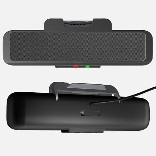 Cyber Acoustics USB Speaker Bar (CA-2890) – Stereo USB Powered Speaker, Easily Clamps to Monitor, Convenient Controls 6