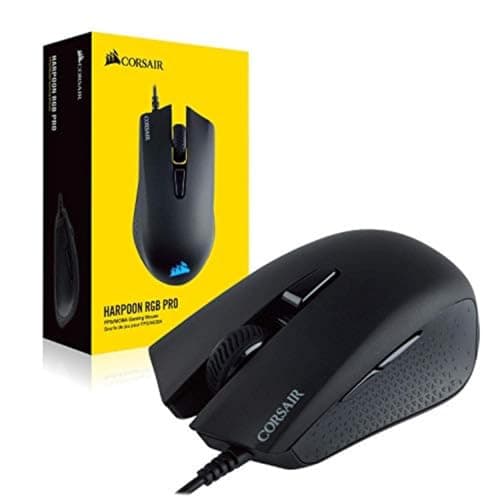 Corsair Harpoon PRO RGB Wired Lightweight FPS/MOBA Gaming Mouse – 12,000 DPI – 6 Programmable Buttons – iCUE Compatible – PC, Mac, PS5, PS4, Xbox – Black 8