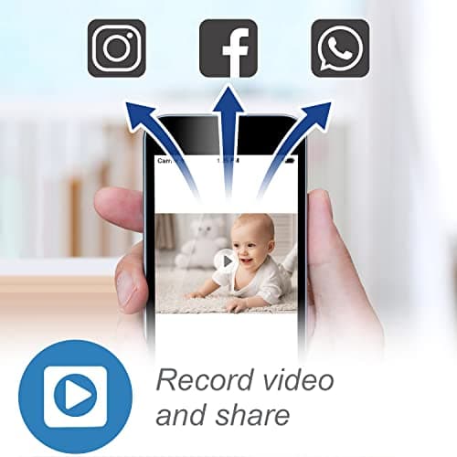 VTech RM7764HD 1080p WiFi Remote Access Baby Monitor, 360° Pan&Tilt, 7” 720p HD Display, HD Night Vision, Soothing Sounds, 2-Way Talk, Temperature Sensor, Motion Detection, iOS & Android 7