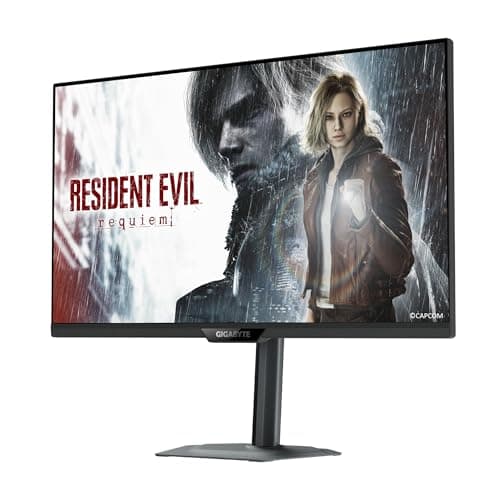 GIGABYTE - M27UP - 27" SS IPS Gaming Monitor - UHD 3840x2160-160Hz - 1ms GTG - AMD FreeSync Premium, G-SYNC Compatible - Dual Mode - Type C KVM - HDMI, DP, Type-C - Height and Tilt Adjustable -Black 10