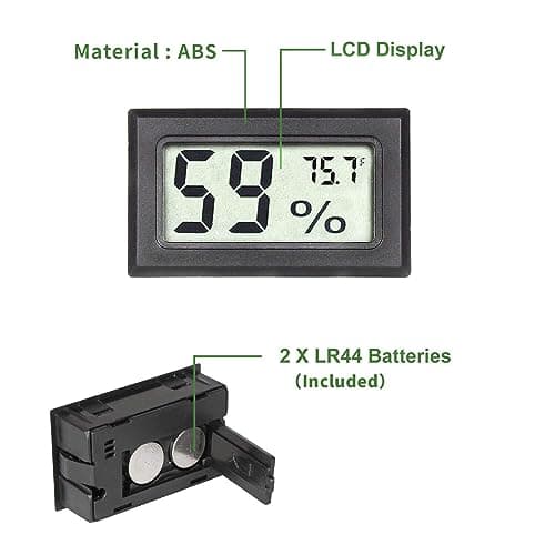 Goabroa Mini Hygrometer Thermometer Digital Indoor Humidity Gauge Monitor with Temperature Meter Sensor Fahrenheit (℉) 3