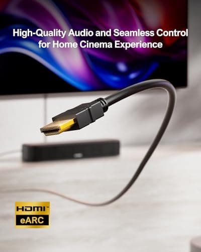 ULTIMEA 5.1ch Sound Bar with Dolby Atmos, Surround Sound System for TV, Sound Bar for Smart TV and Home Theater, App Control, TV Soundbar with Subwoofer, 2 Surround Speakers, HDMI eARC, Aura A50 Pro 7