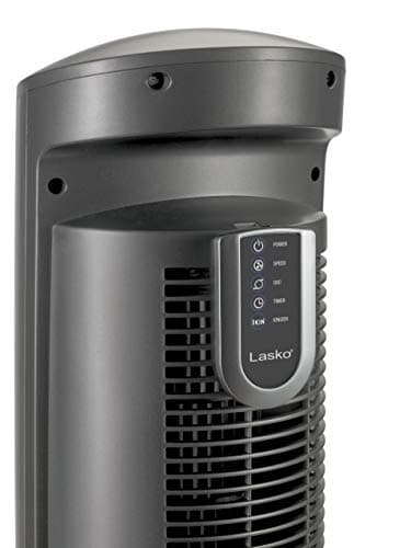 Lasko Portable Electric 42" Oscillating Tower Fan with Fresh Air Ionizer, Timer and Remote Control for Indoor, Bedroom and Home Office Use, Silver 2551 10