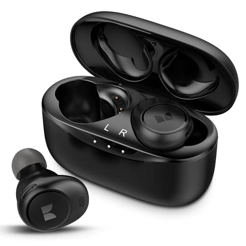 Monster Wireless Earbuds, Achieve 300 AirLinks Headphones Touch Control with Charging Case, Bluetooth Earbuds