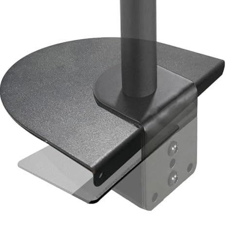 Steel Monitor Mount Reinforcement Plate,Monitor Arm Reinforcement Plate for Fragile Tabletop, Monitor Mount Reinforcement Plate Fits Most Monitor Stand C Clamp Installation