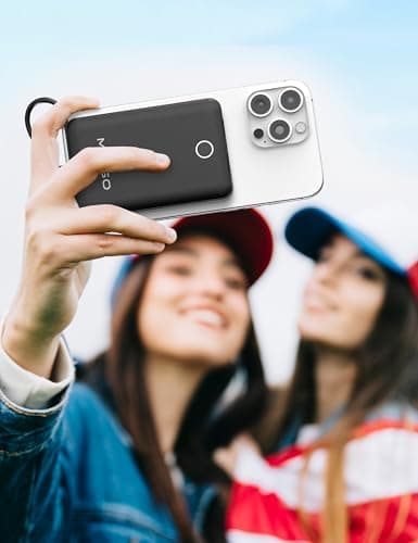 miisso 10000mAh Compatible with iPhone 15/16/17 and Android, Slim Portable Charger with Built in Cable, Power Bank Travel Charger External Battery Pack for Phone, 3 Output USB Type C Cord, Black 8