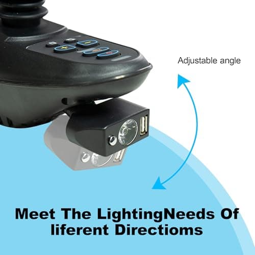 30 Miles Long Travel Range Electric Wheelchairs for Adults, Foldable Lightweight Power Wheelchair, All Terrain Portable Motorized Wheelchair for Seniors, 350 lbs Capacity 5
