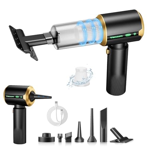 JIXINMIYUE Ultimate Car Cleaning Solution: Cordless Handheld Vacuum with 16000Pa Suction, Silent Brushless Motor & HEPA Filter