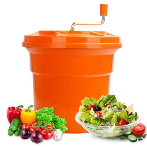 YBSVO 5 Gallon Large Commercial Salad Spinners and Lettuce Spinner