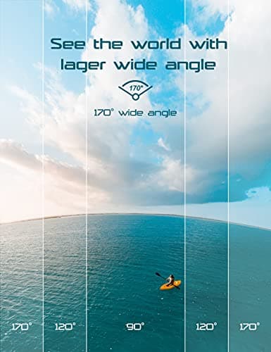 Apexcam Action Camera 4K Sports Cameras 20MP 40M WiFi Waterproof Underwater Camera with 2.4G Remote Control 2 Batteries 2.0'' LCD Camera with Mounting Accessories Kit 5