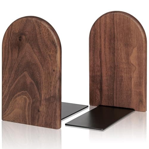 Book Ends,1 Pair Bookends Wood Book Ends Universal Economy Bookend