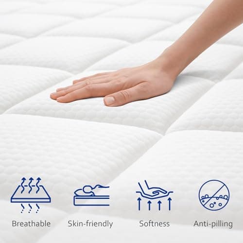 Mubulily Queen Mattress,10 Inch Gel Memory Foam and Innerspring Hybrid Mattress in a Box with Individual Pocket Spring for Motion Isolation & Silent Sleep,CertiPUR-US,100 Nights Trial 5