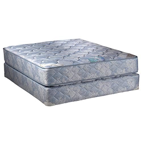 Dream Solutions USA Chiro Premier Gentle Firm Orthopedic (Blue Color) Queen Size 60"x80"x9" Mattress and Box Spring Set - Fully Assembled, Good for Your Back, Long Lasting and 2 Sided