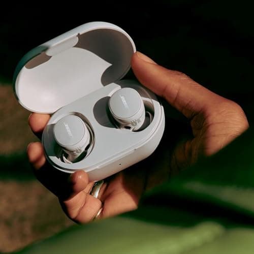 Bose QuietComfort Wireless Noise Cancelling Earbuds, Lifestyle Bluetooth Earbuds with Active Noise Cancellation, Up to 8.5 Hours of Battery Life with Green Extreme Portable Charger (White Smoke) 5