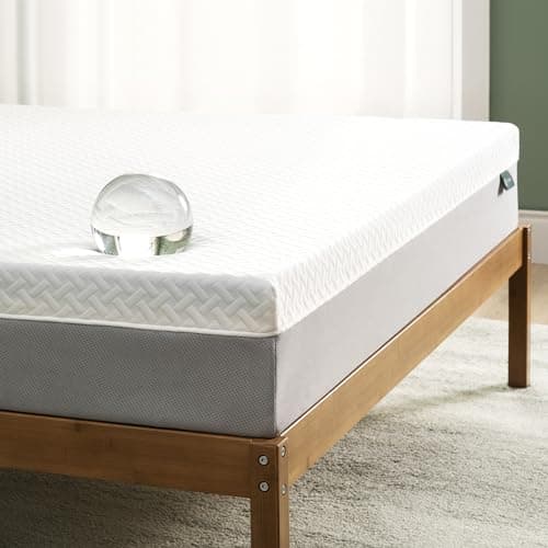 Zinus 8 Inch Green Tea Essential Memory Foam Mattress [New Version], Full, Fiberglass Free, Medium Feel, Breathable Airflow Memory Foam, Certified Safe Foams & Fabric, Mattress in A Box 8