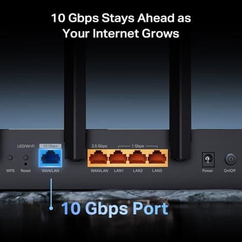 TP-Link Archer BE12000 | Tri-Band Wi-Fi 7 Router | Includes Latest 6GHz Wi-Fi Band | New Wi-Fi 7 Features | 10G Connectivity | Compatible with Alexa and Google Assistant (Archer BE670) 5