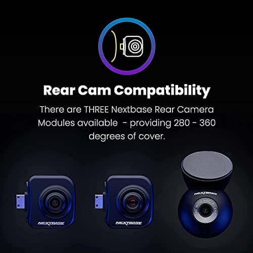 Nextbase 622GW Dash Cam with Rear Window Cam and 256GB Micro SD Memory Card Bundle - Dash Cam Front and Rear with True 4K 30fps UHD Auto Record, Wi-Fi, GPS, Bluetooth, Alexa, Parking Mode 8