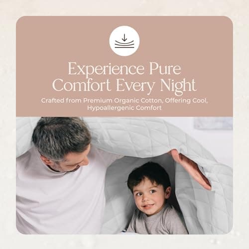 100% Organic Cotton Comforter - Comforter for Summer & All Seasons with Non Clumping Diamond Stitching - Premium Soft & Breathable Duvet Insert - GOTS & Fairtrade Certified (Queen/Full) 8