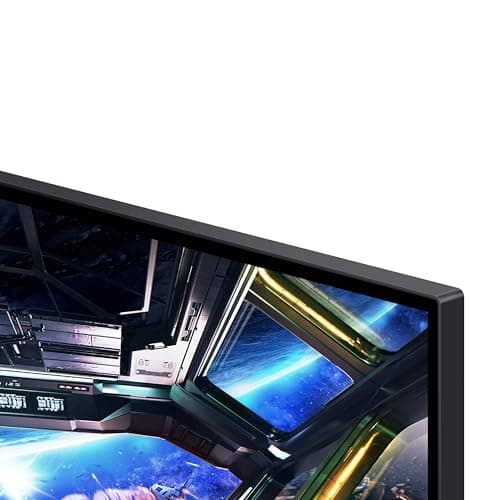 Samsung 32” Odyssey G7 (G70D) 4K UHD IPS 144Hz 1ms(GtG) Smart Gaming Monitor, G-Sync Compatible, AMD Freesync Premium, Vivid Colors, Adjustable Stand, Black Equalizer, LS32DG702ENXZA 14