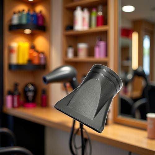 Black Hot Professional Salon Hairdressing Tool Hair Dryer Nozzle Wide Design Useful Convenient Design Styling Tools Hair Dryers Accessories 7