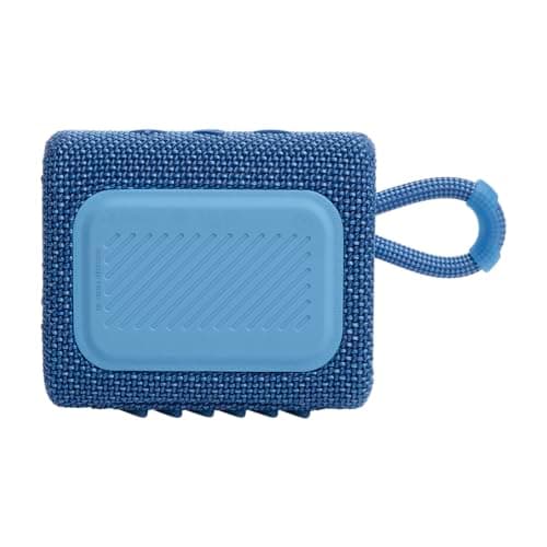 JBL Go 3 Eco - Portable Mini Bluetooth Speaker, big audio and punchy bass, IP67 waterproof and dustproof, 5 hours of playtime, Made in part with recycled materials (Eco Blue) 8