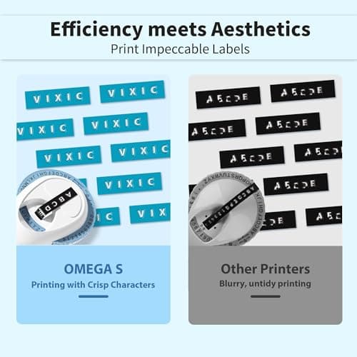 Embossing Label Maker Machine with Tapes, Portable Retro Embossed Label Maker, Vintage Mini Embosser Labeler, Handheld Label Printer for Home, Office and Outdoor, Blue 5