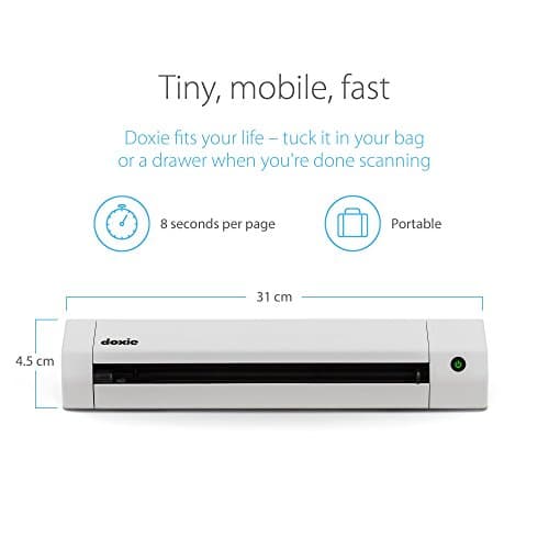Doxie Go SE - The Intuitive Portable Document Scanner with Rechargeable Battery and Easy Software for Home, Office, or Work from Home 5