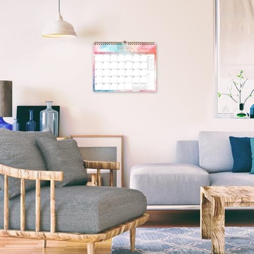 Calendar 2023-2024 - 18 Monthly Wall Calendar 2023-2024 from July 2023 to December 2024, 11 x 8.5 Inches.Thick Paper with Julian Dates and Block for New Year and Christmas Presents (2024-2025 wall calendar colorful) 7