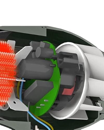 Parlux Digitalyon Hair Dryer with Magic Sense Diffuser - Silver 6