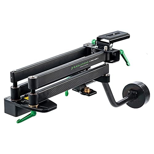 9.Solutions C-Pan Arm II, Carbon Fiber, Lighter-Weight, Upgraded Smoothness, 9.CPA2C, Slider, Jib/Crane for Different pan/Movement, for Photography, Videography & Filmmaking