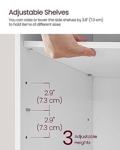 VASAGLE CUSTOS Collection - Shoe Bench, Storage Bench with Padded Seat, Entryway Bench with 12 Compartments, for Bedroom, 11.9 x 40.9 x 18.9 Inches, Cloud White and Slate Gray ULHS012W14 7