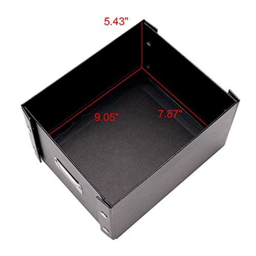 Snap-N-Store Index Card Holder Storage Box - Collapsible Organizer Box fits 1100 Flash Cards - Business, Recipe, or Note Card - 5 x 8, 1 Pack 5