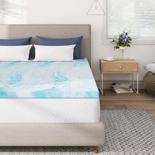 CH Charme House 3 Inch Memory Foam Mattress Topper Full Size, Gel Infused Memory Foam Bed Topper for Back Pain Relief, Cooling Mattress Pad, CertiPUR-US Certified, 75×54" 6