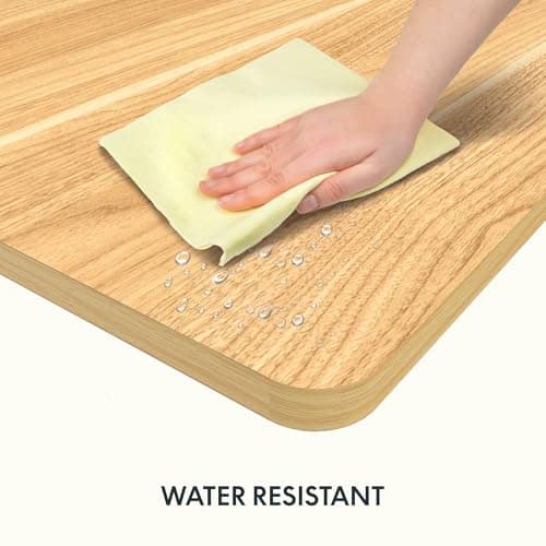 FLEXISPOT Whole Piece 55"x28" Desktop 1" Thickness Height Adjustable Desk Rectangular Tabletop Maple Board (55INCH Maple Top) 5