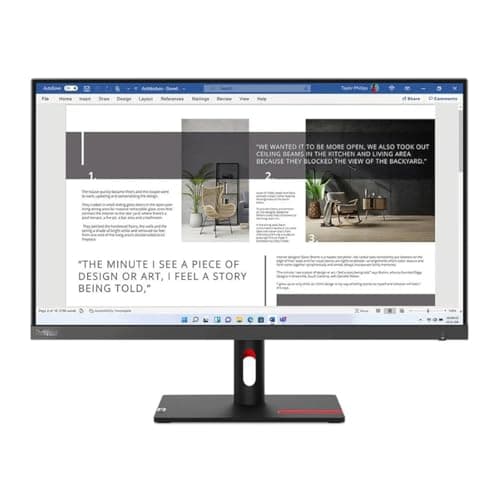 Lenovo ThinkVision S27i-30 27 Full HD LED Monitor - 16:9 - Storm Gray